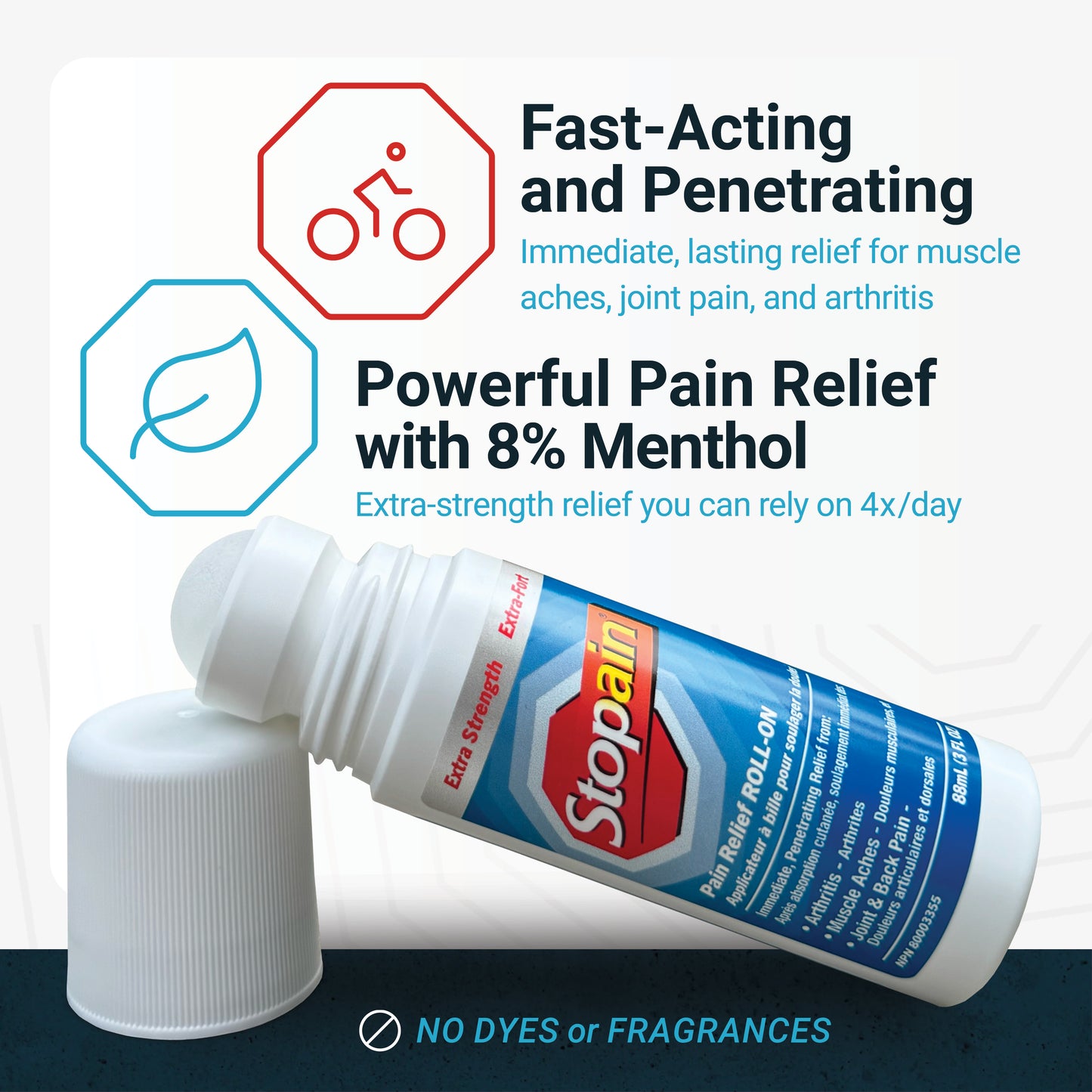 Stopain Extra Strength Roll-On (Canada)