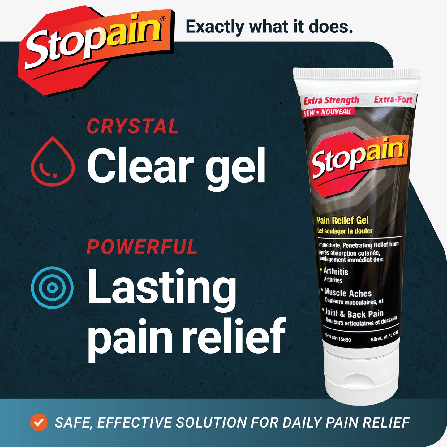 Stopain Extra Strength Gel