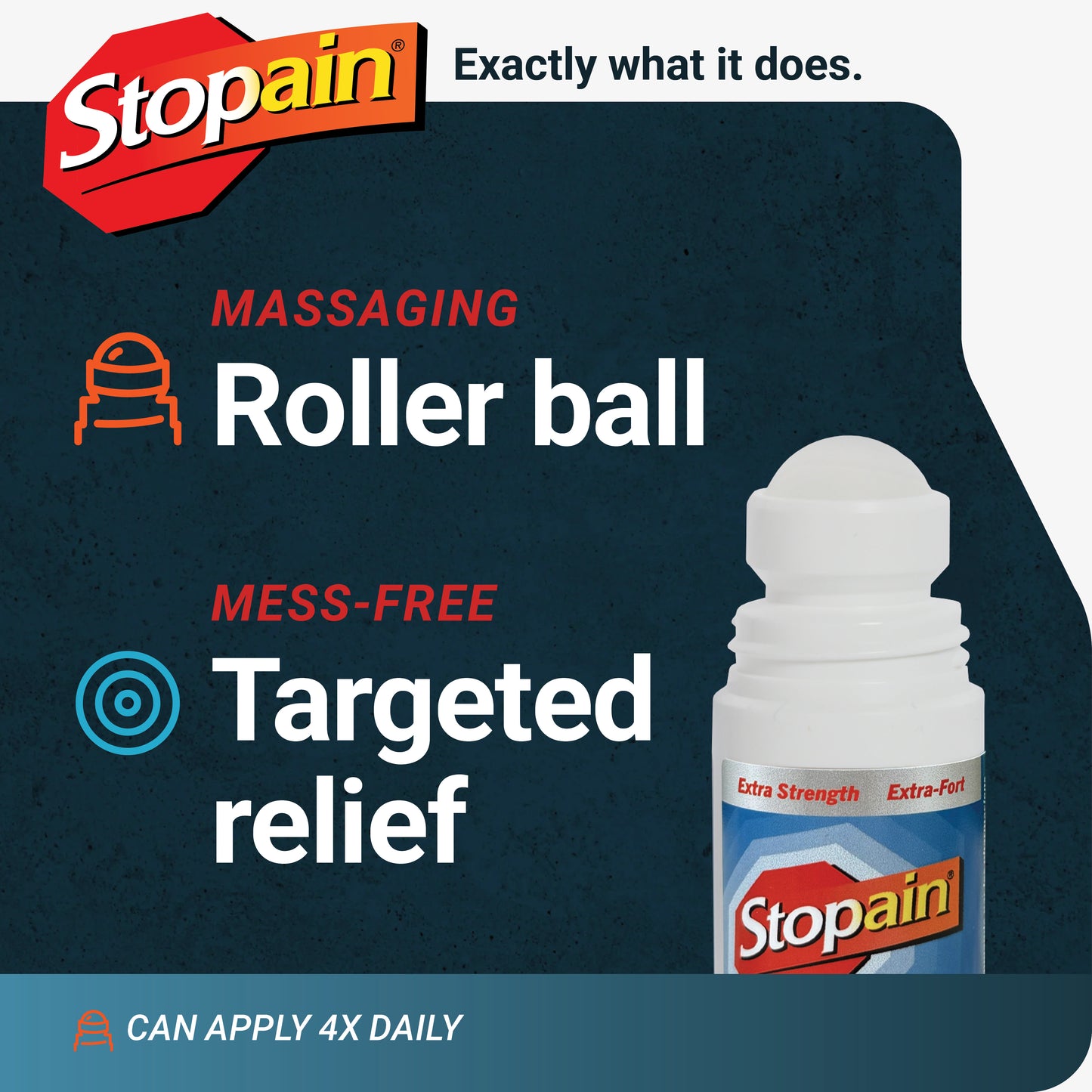 Stopain Extra Strength Roll-On